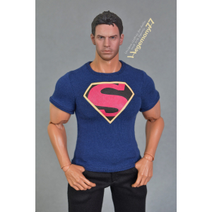 Dummy V-Neck T-Shirt - Blue